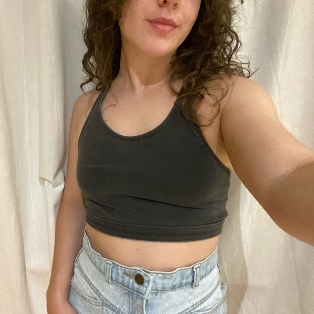 ⭐️SOLD⭐️Grey Sports Bra / Crop Top